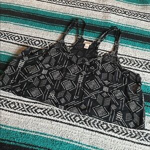 Mossimo Women's Lightweight Print Crop Tank Top